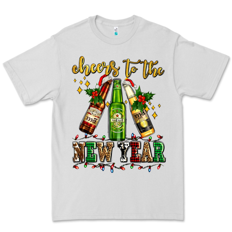 Cheers To The New Year With Beers Premium Tee by AdoDesignShop | Teevron
