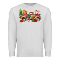 Dove Grey gingerbread truck Premium Sweatshirt - texasbilliewilder