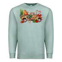 Seafoam gingerbread truck Premium Sweatshirt - texasbilliewilder