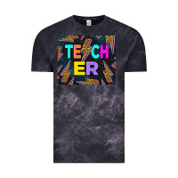 Cloud Black Western Teacher Flash Vintage Tee - LillyAllenDesigns