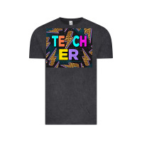 Vintage Black Western Teacher Flash Vintage Tee - LillyAllenDesigns