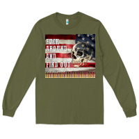 Army Green fuck around and find out Long Sleeve Tee - MaliasSmallBusiness