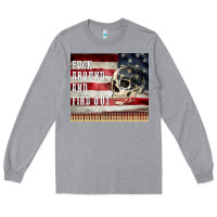 Heather Grey fuck around and find out Long Sleeve Tee - MaliasSmallBusiness