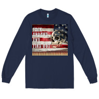 Navy fuck around and find out Long Sleeve Tee - MaliasSmallBusiness