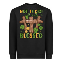 Black not lucky just really blessed malia Heavyweight Sweatshirt - MaliasSmallBusiness