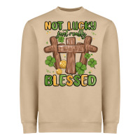 Mushroom not lucky just really blessed malia Heavyweight Sweatshirt - MaliasSmallBusiness