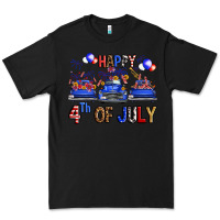 Black western hello fourth of july trucks Premium Tee - FaDigitalArtStudio