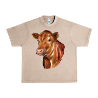 French Oak red angus cattle cow Urban Heavy Tee - LillyAllenDesigns