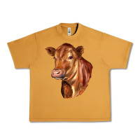 Peanut Butter red angus cattle cow Urban Heavy Tee - LillyAllenDesigns