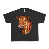 Pigment Black red angus cattle cow Urban Heavy Tee - LillyAllenDesigns