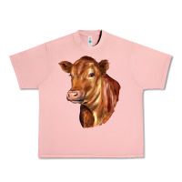 Salmon red angus cattle cow Urban Heavy Tee - LillyAllenDesigns