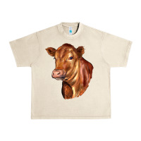 Sandshell red angus cattle cow Urban Heavy Tee - LillyAllenDesigns