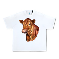 White red angus cattle cow Urban Heavy Tee - LillyAllenDesigns