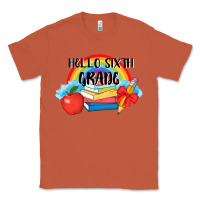 Copper back to school hello sixth grade 3200x2400 Classic Tee - AdoDesignShop