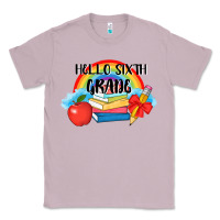 Lilac back to school hello sixth grade 3200x2400 Classic Tee - AdoDesignShop