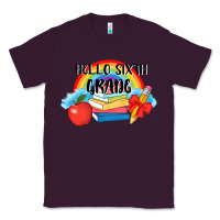 Plum back to school hello sixth grade 3200x2400 Classic Tee - AdoDesignShop