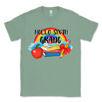 Sage back to school hello sixth grade 3200x2400 Classic Tee - AdoDesignShop