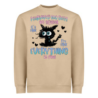 Mushroom i survived 100 days of school cat Heavyweight Sweatshirt - MaliasSmallBusiness