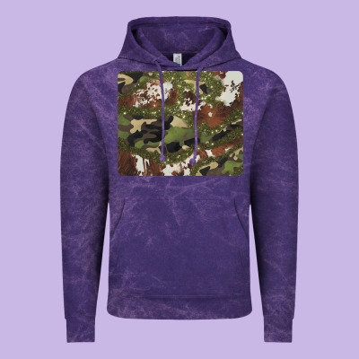 Black And Brown Cowhide Camouflage Vintage Hoodie Designed By Barkaloodesign