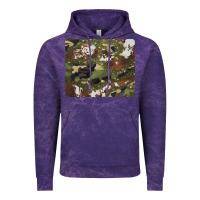 Cloud Purple black and brown cowhide camouflage Vintage Hoodie - BarkalooDesign
