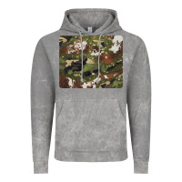 Cloud Rock black and brown cowhide camouflage Vintage Hoodie - BarkalooDesign