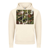 Vintage Artic black and brown cowhide camouflage Vintage Hoodie - BarkalooDesign