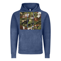 Vintage Denim black and brown cowhide camouflage Vintage Hoodie - BarkalooDesign