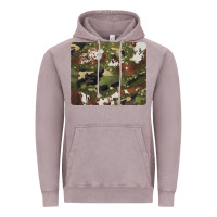 Vintage Zinc black and brown cowhide camouflage Vintage Hoodie - BarkalooDesign