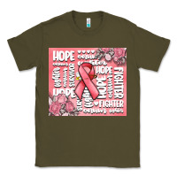 Army Green cancer words Classic Tee - MaliasSmallBusiness