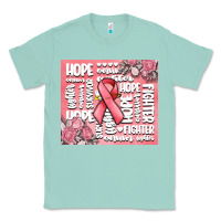 Seafoam cancer words Classic Tee - MaliasSmallBusiness