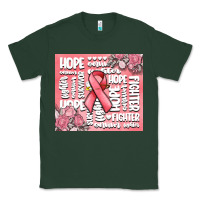 Sports Green cancer words Classic Tee - MaliasSmallBusiness