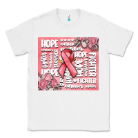 White cancer words Classic Tee - MaliasSmallBusiness