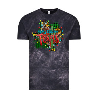 Cloud Black western desert christmas texas map Vintage Tee - Jasminsmagicworld