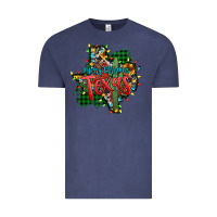 Vintage Denim western desert christmas texas map Vintage Tee - Jasminsmagicworld