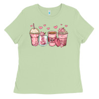 Matcha mother's day floral coffee cups Ladies Tee - Zillion Design Studio