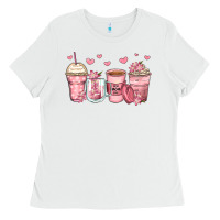 White mother's day floral coffee cups Ladies Tee - Zillion Design Studio