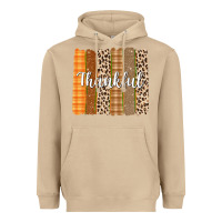 Mushroom Thankful Brushstrokes Heavyweight Hoodie - texasbilliewilder