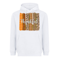 White Thankful Brushstrokes Heavyweight Hoodie - texasbilliewilder