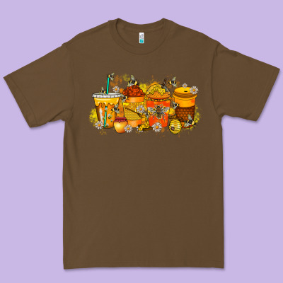 Bee Drink Premium Tee Designed By Racoondesign