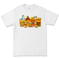 White bee drink Premium Tee - RacoonDesign