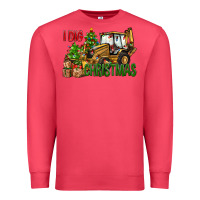 Cardinal I dig Christmas Premium Sweatshirt - NancyCooperArtShop