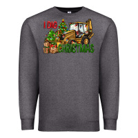 Charcoal Heather I dig Christmas Premium Sweatshirt - NancyCooperArtShop