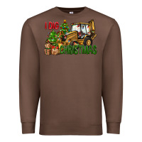 Chestnut I dig Christmas Premium Sweatshirt - NancyCooperArtShop