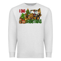 Oatmeal Heather I dig Christmas Premium Sweatshirt - NancyCooperArtShop