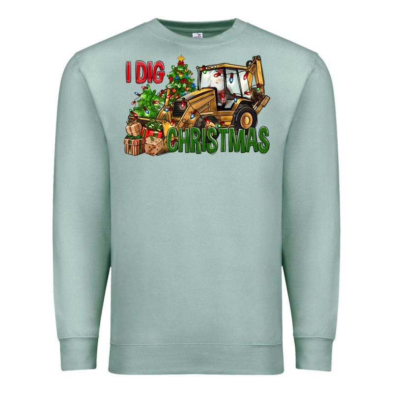 I Dig Christmas Premium Sweatshirt by NancyCooperArtShop | Teevron