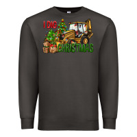 Smoke I dig Christmas Premium Sweatshirt - NancyCooperArtShop