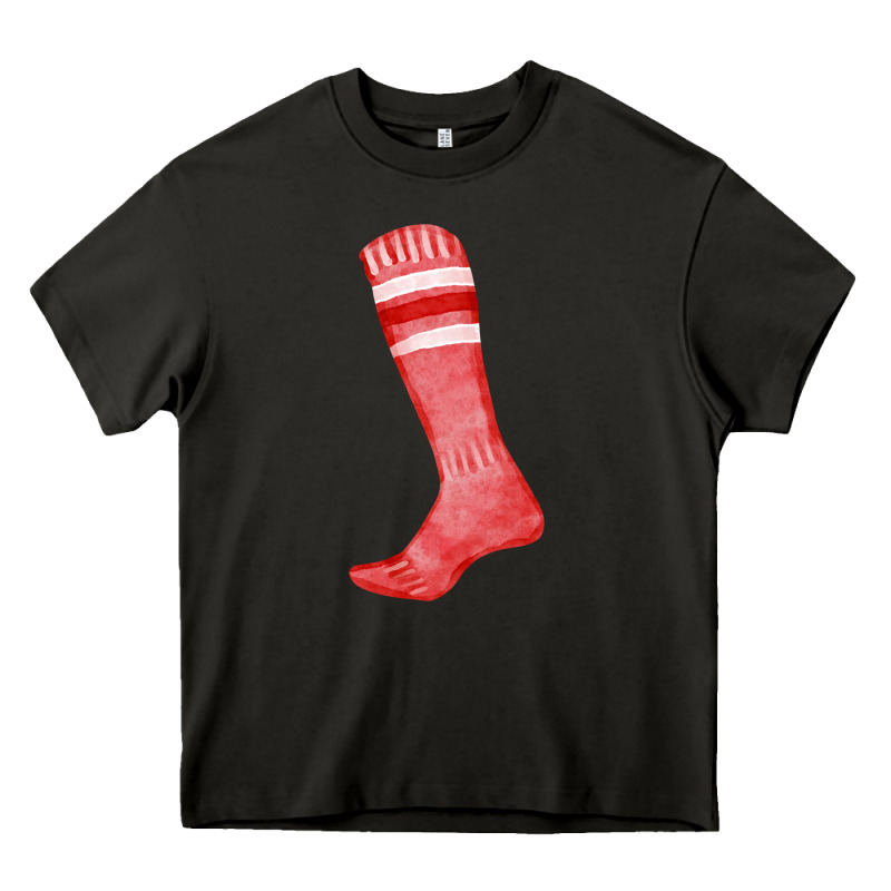 Red Sock Fa Element Heavy Core Tee by FaDigitalArtStudio | Teevron