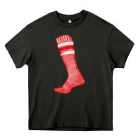 Asphalt red sock fa element Heavy Core Tee - FaDigitalArtStudio