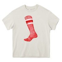 Cream red sock fa element Heavy Core Tee - FaDigitalArtStudio