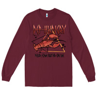 Burgundy def hungry pour dome butter on me Long Sleeve Tee - MaliasSmallBusiness